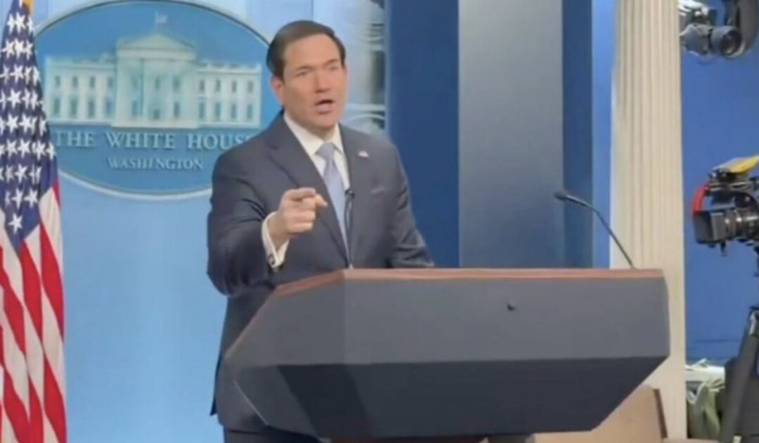 Hilarious: ‘Secretary of Everything’ Marco Rubio Jokingly Becomes White House Press Secretary While Karoline Leavitt’s on Maternity Leave (VIDEO)