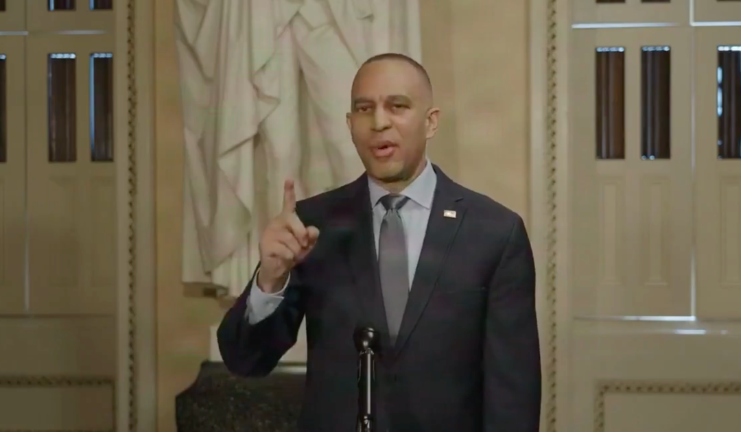 Despite Another Assassination Attempt, Hakeem Jeffries Doubles Down on Violent Rhetoric Calling for ‘Maximum Warfare’ Against GOP (Video)