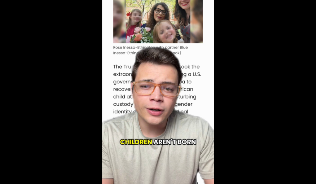 Victor Reacts: No Child Is Born “Transgender,” but Adults Try to Make Them “Transgender” (VIDEO)