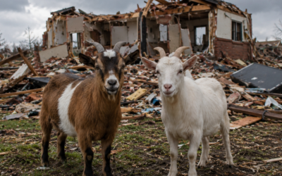 Hero Goats Lead Rescuers to Family Buried Alive After Monster Tornado Levels Oklahoma Home