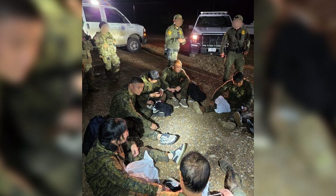 Six Chinese ‘Special Interest Aliens’ Dressed in Camouflage Caught Trying to Sneak Across Texas Border on Private Ranch