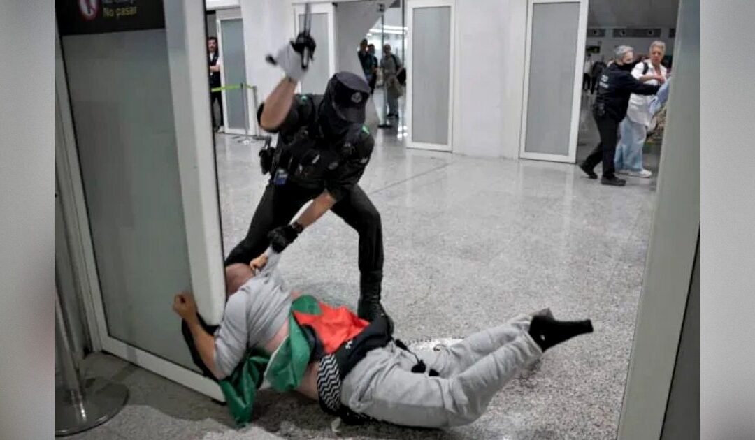 WATCH: ‘Flotilla Activists’ Beaten by Spanish Police – Madrid Had Strongly Protested Israeli Minister Taunting Them on Video – Israeli Foreign Ministry Calls Out Their Hypocrisy