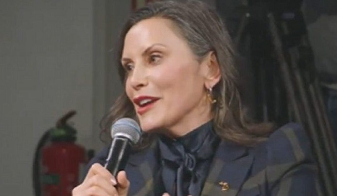SHE’S OUT? Michigan Governor Gretchen Whitmer Claims She is NOT RUNNING for President in 2028 (VIDEO)