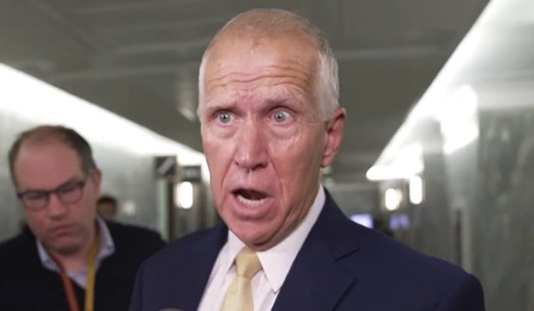 (VIDEO) “That’s Tyranny!” – RINO Thom Tillis Blasts Trump’s $1.776 Billion Weaponization Fund Amid GOP Push to Kill Fund, Calls it “Stupid on Stilts” and a “Payout Pot for Punks”