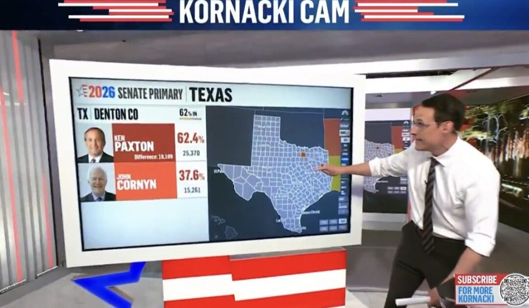 BREAKING: Ken Paxton CRUSHES Cornyn in First Early Vote Drops (VIDEO)