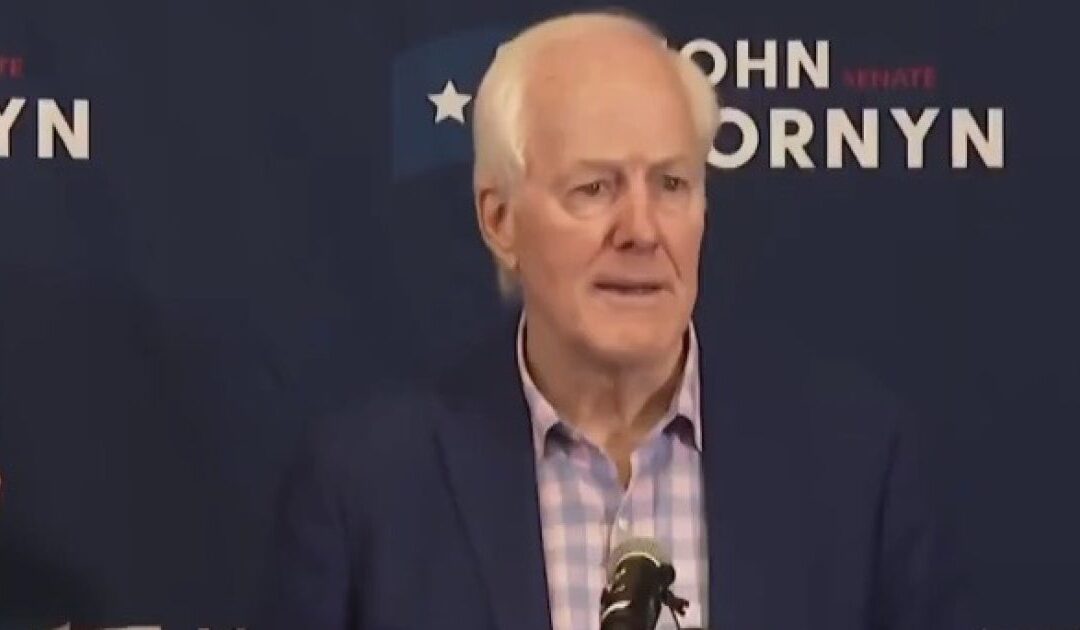 (VIDEO) “We’ve Come Up Short” – 23-Year Incumbent Cornyn Concedes Race in Pitiful Speech, Vows to Support Paxton
