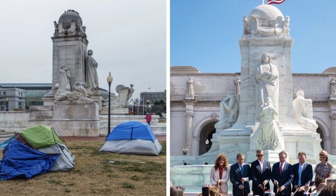 NEW: Columbus Circle at DC’s Union Station Completely Restored and Fountain Reopened – Sec. Duffy Announces $465 MILLION Grant to Rejuvenate Union Station