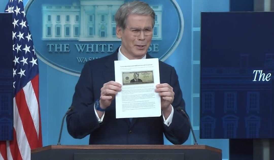 WATCH: Treasury Secretary Scott Bessent Holds Up “Terribly Written, Terribly Edited” WaPo Article and NUKES CNN’s Kaitlan Collins Over Trump $250 Bill