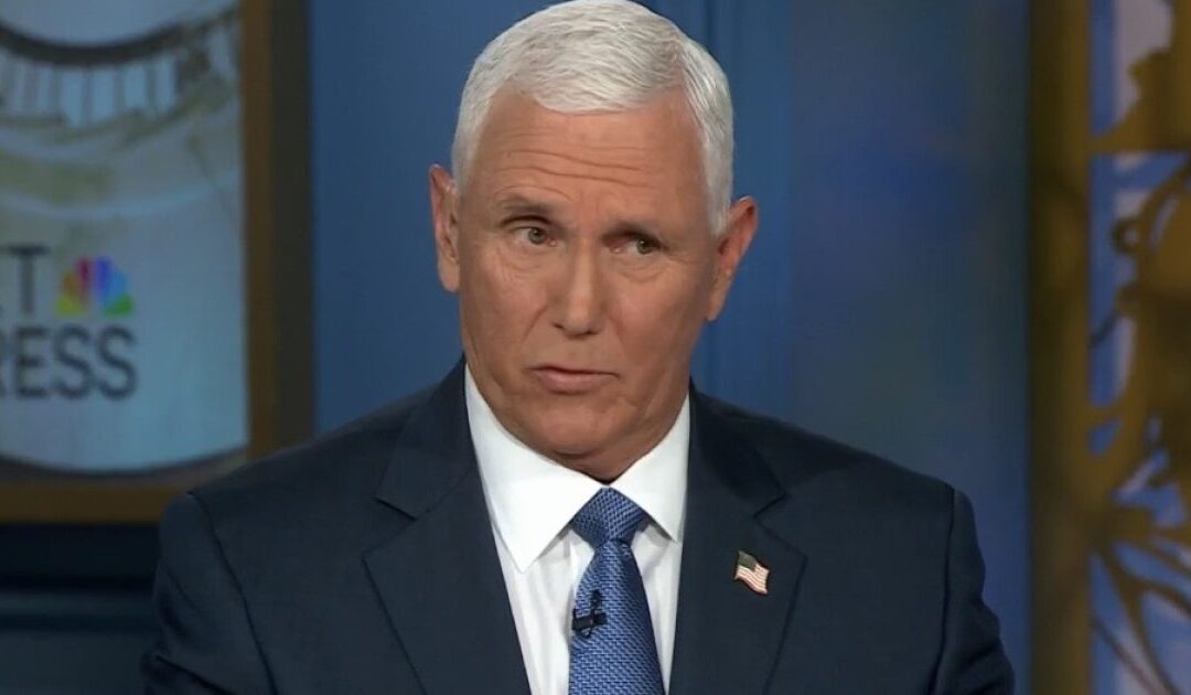 WATCH: Turncoat Mike Pence Calls Trump’s Weaponization Fund “Deeply Offensive” and “a Bad Idea From the Start”