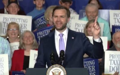 Vance Trolls ‘Quality Learing Center’ During Remarks at Anti-Fraud Rally in Maine (VIDEO)