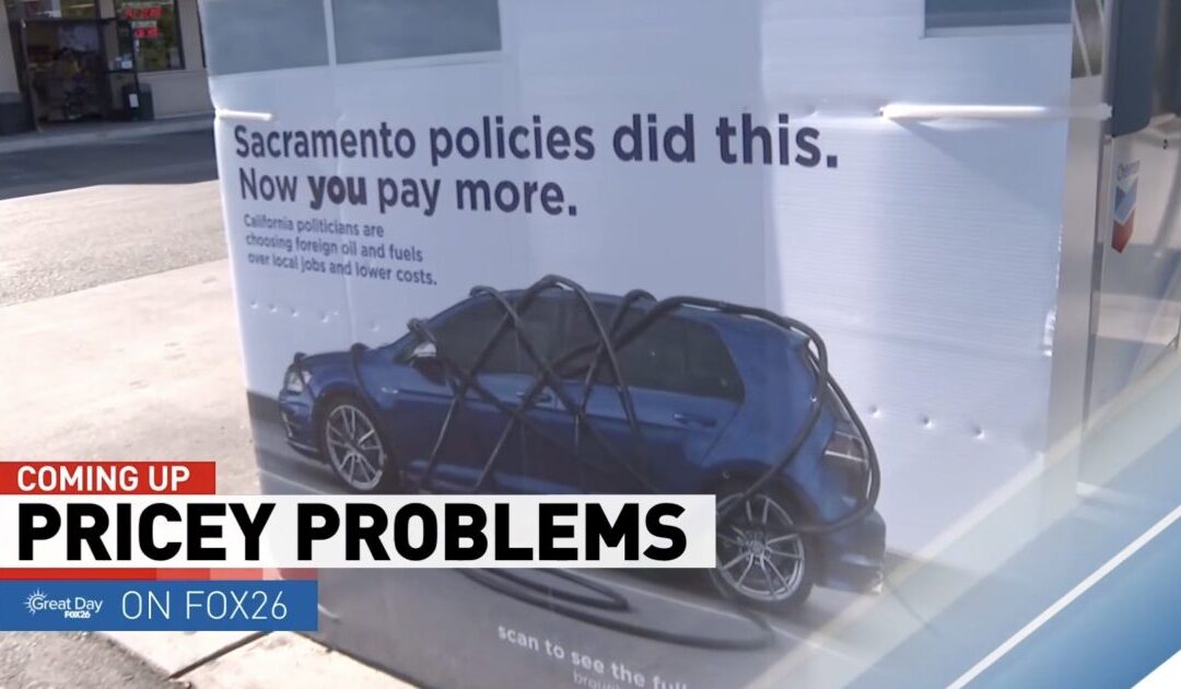 Chevron Fights Back Against Radical Left’s Vandalism Campaign – Slaps “Sacramento Policies Did This” Signs on California Gas Pumps After Newsom Tells Californians to Avoid the Gas Company