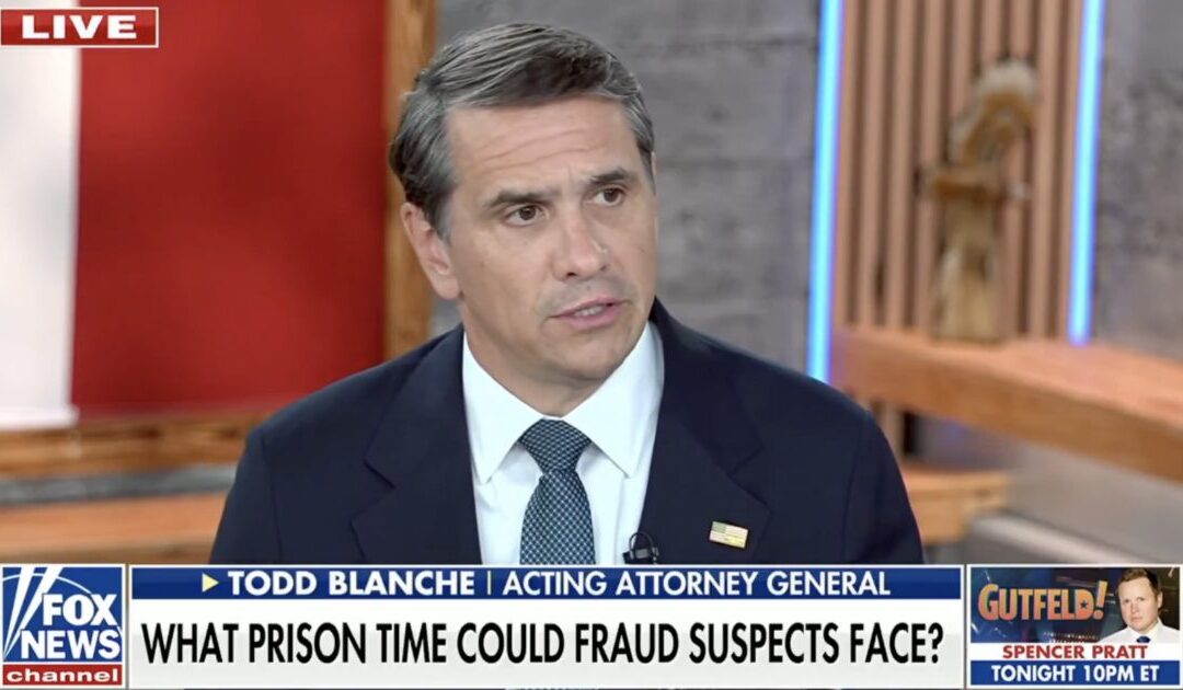 NO ONE IS ABOVE THE LAW: AG Todd Blanche Confirms Elected Officials Like Tim Walz and Ilhan Omar Could Be Indicted for Negligence or Complicity in Massive Fraud