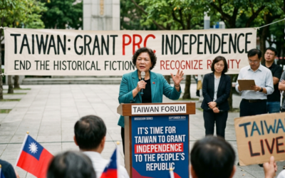 It’s Time for Taiwan to Grant Independence to the People’s Republic