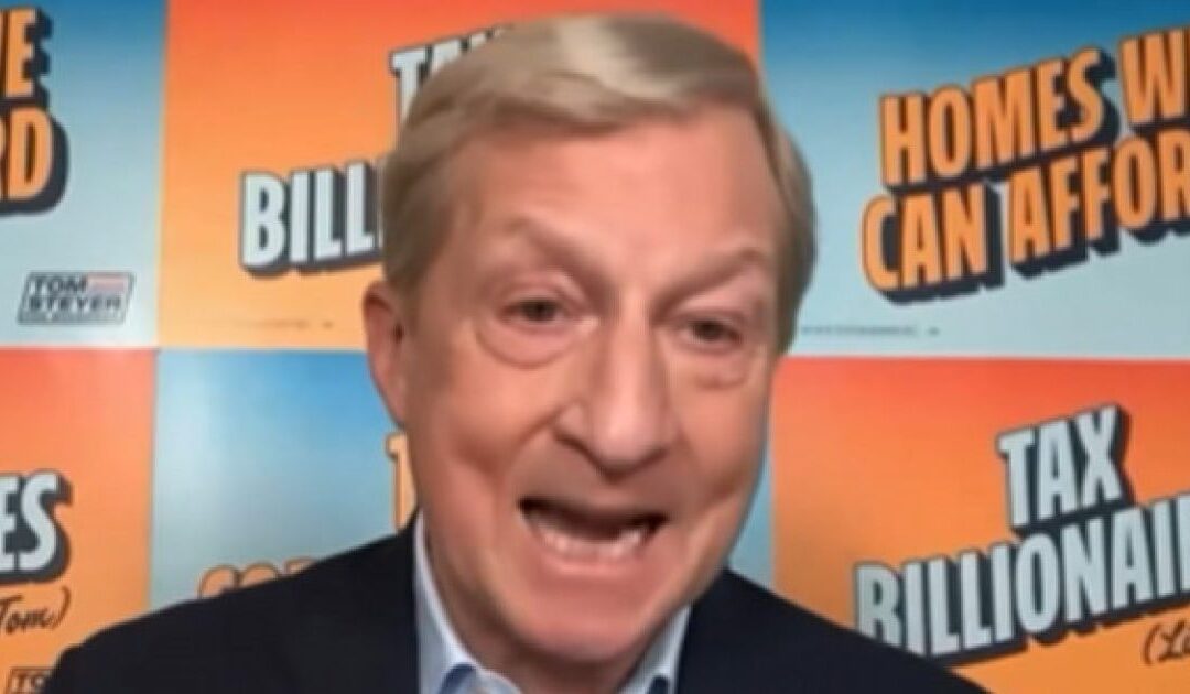 THEY’VE LEARNED NOTHING: California Democrat Governor Candidate Tom Steyer Says ‘I’m Totally in Favor of Trans Athletes in High School’ (VIDEO)