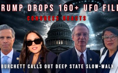 Trump Delivers 160+ UFO Files — Burchett Calls Out Deep State Slow-Walk as Congress Reacts