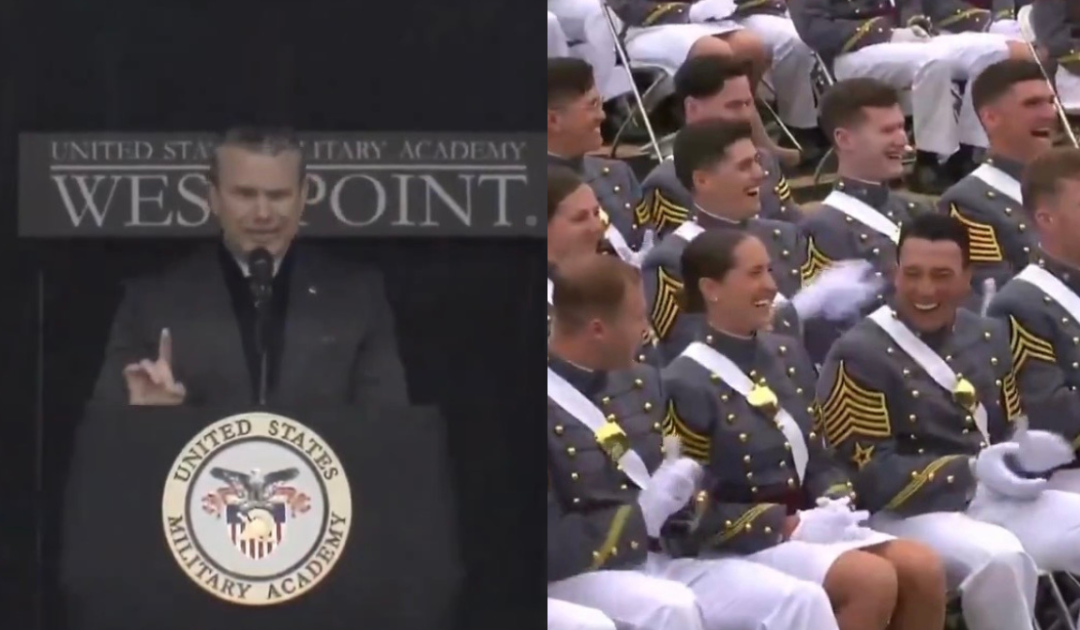 WATCH: War Sec Pete Hegseth Drops Epic Line Torching Wokeness at West Point Commissioning Ceremony, Does Trump Impression