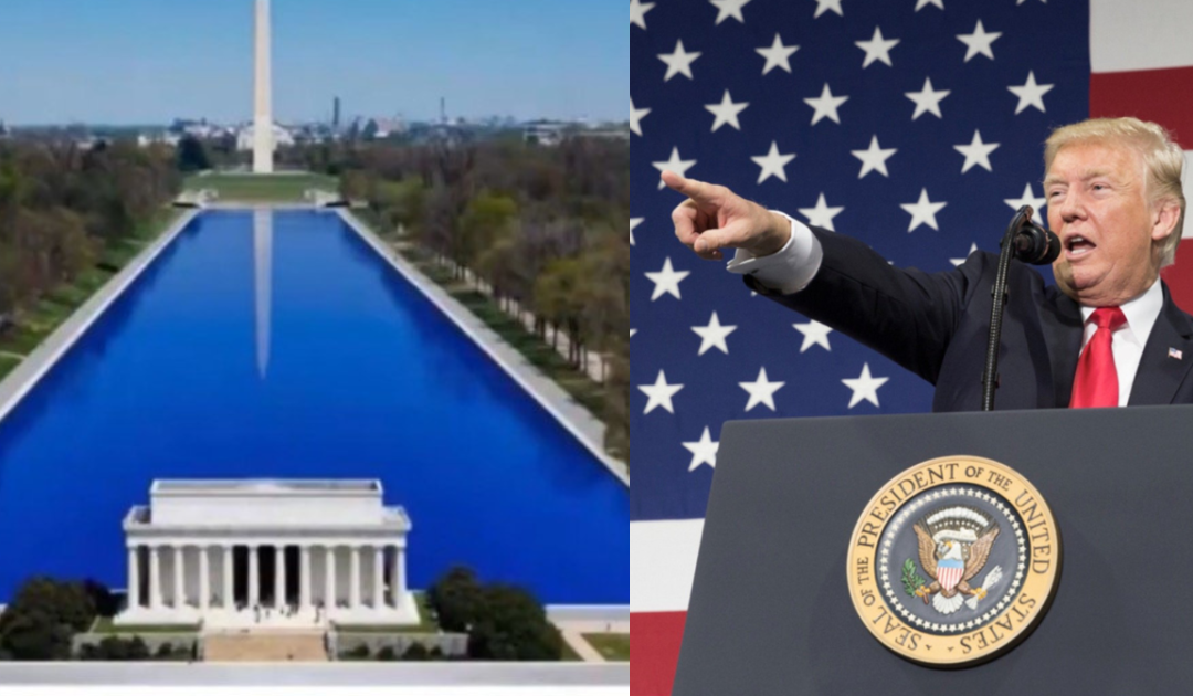 NEW: Trump and Interior Sec Doug Burgum Nuke the Failing New York Times for Lying About Reflecting Pool Restoration at a Fraction of Obama’s $34 MILLION Hack Job