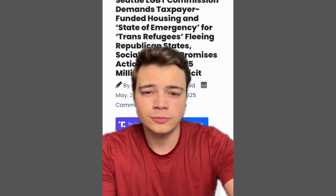 Victor Reacts: Words Have No Meaning to the Left – Seattle LGBT Group Claims Trans People are Refugees (VIDEO)