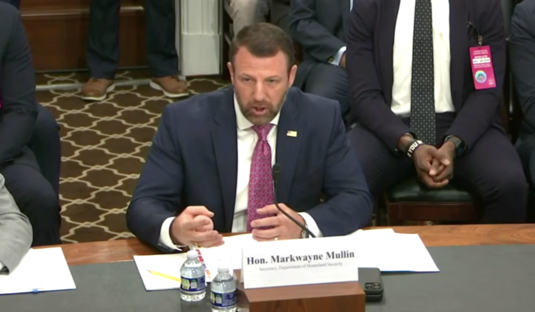 WATCH LIVE: DHS Sec Markwayne Mullin Testifies in House Appropriations Committee Hearing