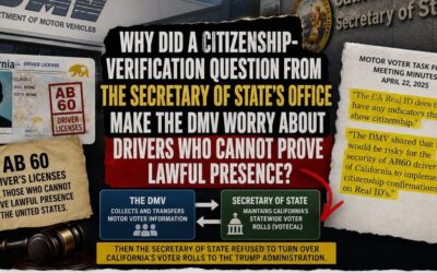 The California DMV’s AB 60 Warning Just Gave Trump a Roadmap