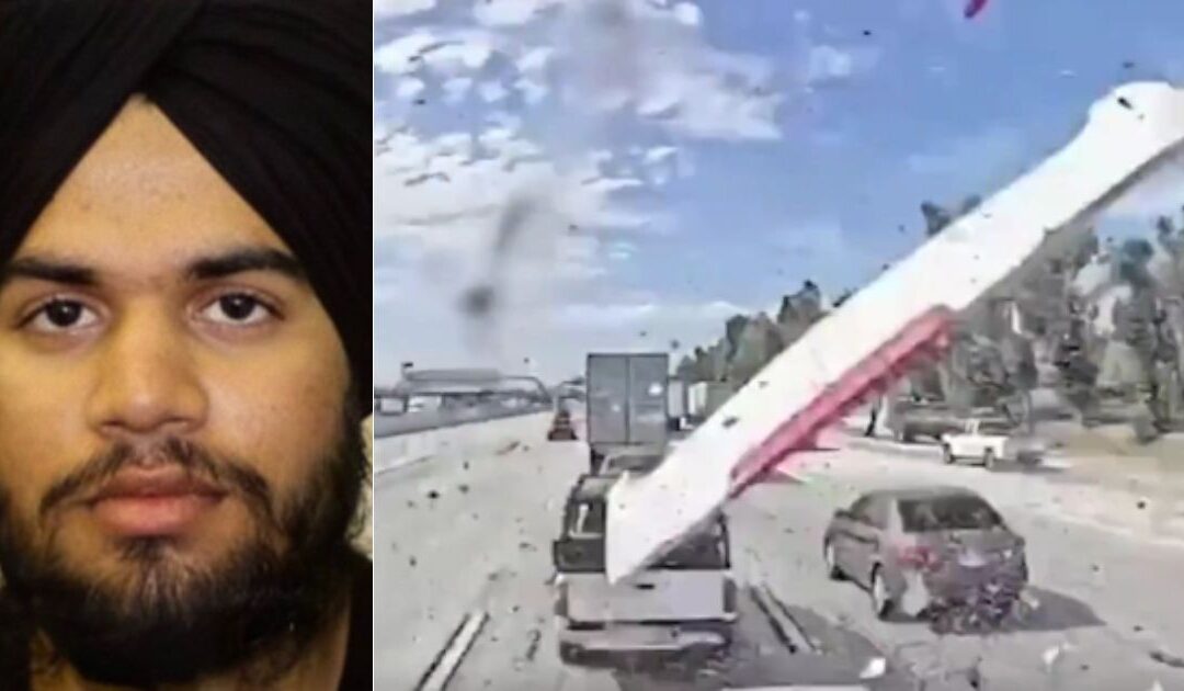BREAKING: Outrage After Illegal Alien Semi-Truck Driver Who Killed 3 People in Fiery SoCal Crash Sentenced to JUST OVER FOUR YEARS by Democrat Judge