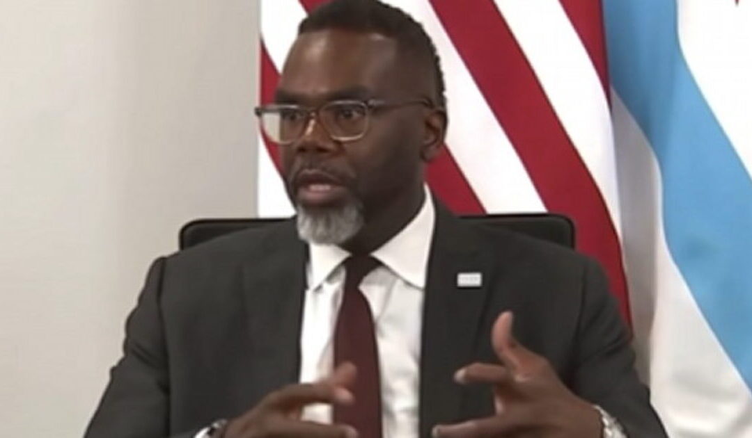 Crazy Chicago Mayor Brandon Johnson Now Pushing for Reparations Over ICE Raids (VIDEO)