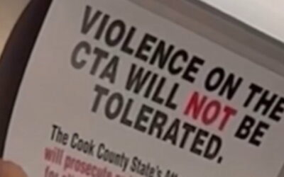 THAT SHOULD DO IT: Chicago Officials Put Signs in Subway Cars That Say ‘Violence Will Not be Tolerated’ (VIDEO)
