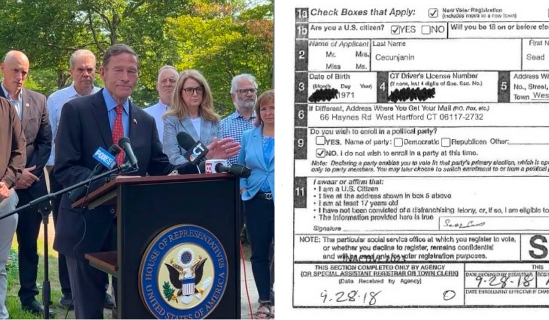 Illegal Alien Richard Blumenthal and Far-Left CT Democrats Rallied to Protect is REGISTERED TO VOTE in Connecticut — Lied of Being a Citizen