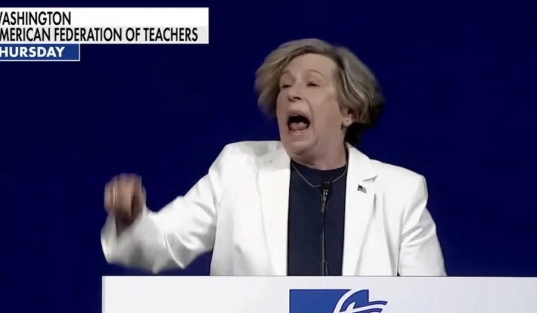 WATCH: Crazed Teachers Union President Randi Weingarten Jumping and Screaming as She LOSES IT at Teachers Convention, Says Trump Makes Her Want to Drink Vodka