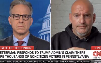 (VIDEO) John Fetterman Suggests He May Leave Democratic Party Then Trashes Trump for Talking About 2020 Election, Says “No Evidence” of Illegal Voters