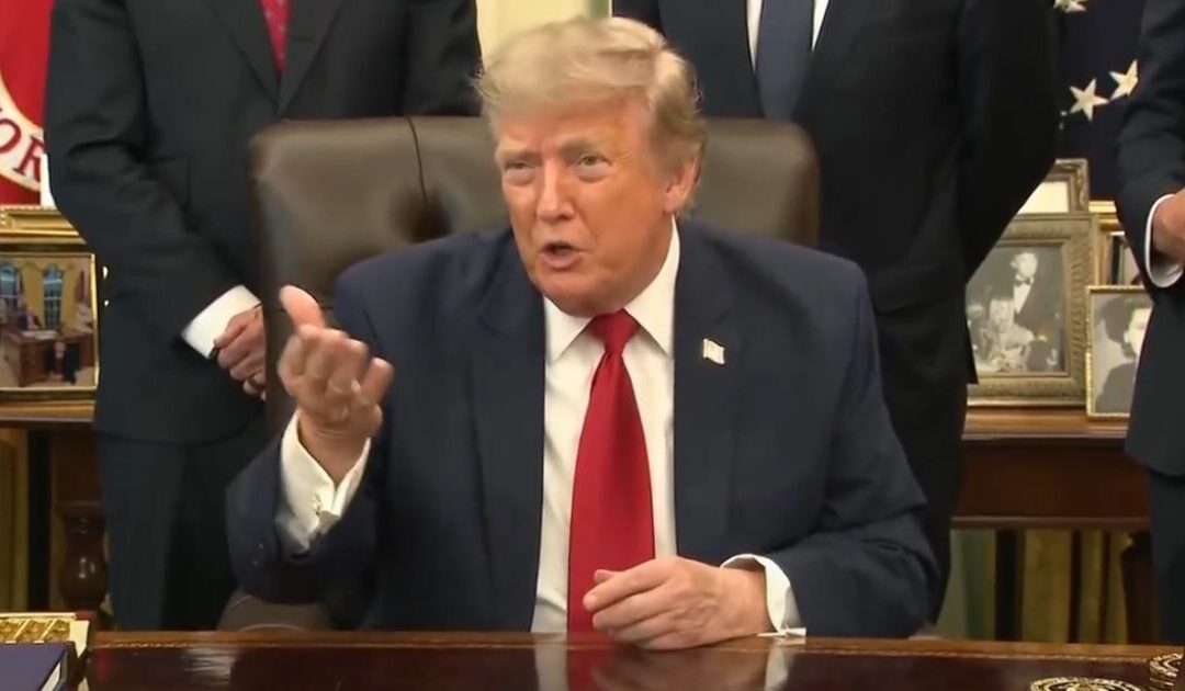 President Trump Goes Off on CNN’s Kaitlan Collins Over Question on Iran – Then Kicks Press Out of Room (VIDEO)