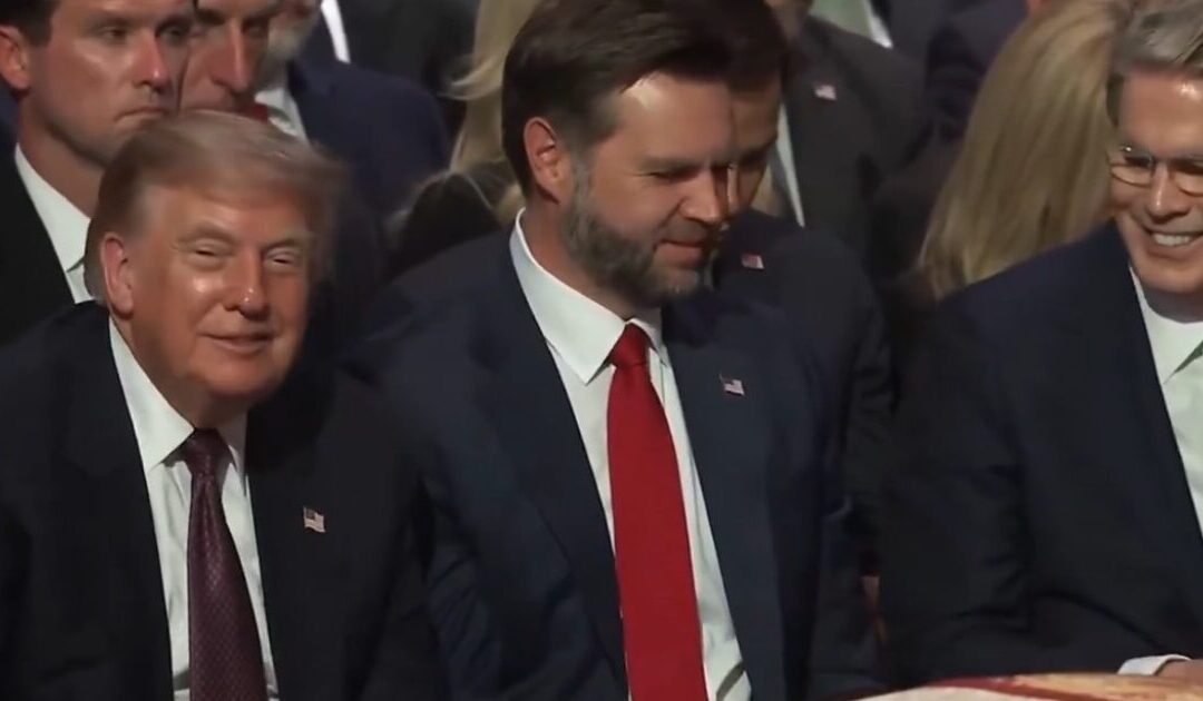 Funny Moment President Trump Passes Tic Tacs to Vance and Bessent at Lindsey Graham’s Funeral (VIDEO)