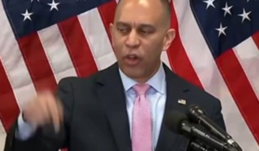 LAUGHABLE: House Minority Leader Hakeem Jeffries Says Democrats Will ‘Hold the Crooks Accountable’ (VIDEO)