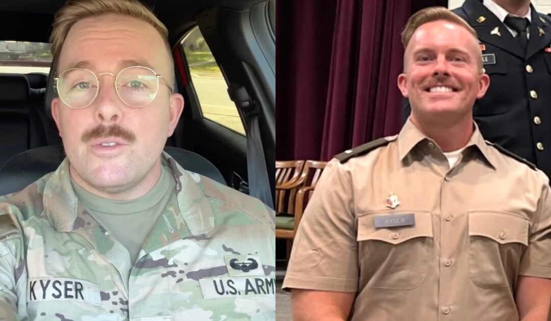 EXCLUSIVE: Army Lieutenant in Uniform Tells America “F*ck Donald Trump” on His Last Day