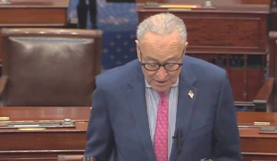 WATCH: Internet Goes Crazy After Chuck Schumer Appears to Loudly Pass Gas During Senate Floor Speech