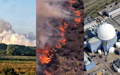 EUROPE IS BURNING: Large Wildfire Raging Just 3 Miles Away from Britain’s Largest Nuclear Power Plant