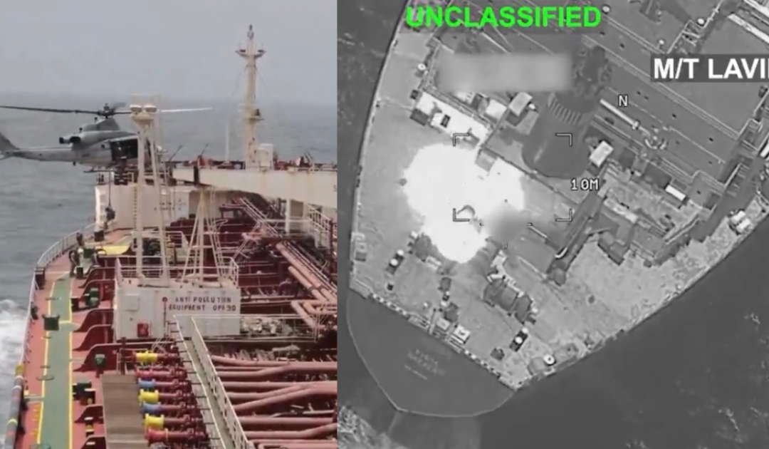 WATCH: US Central Command Releases Footage After Boarding Comoros-flagged Tanker and Disabling Mozambique-Flagged Tanker During Naval Blockade on Iran