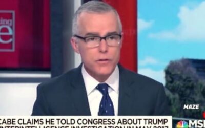Much More on Andrew McCabe’s Legacy of Corruption and Lies to “Get Trump”