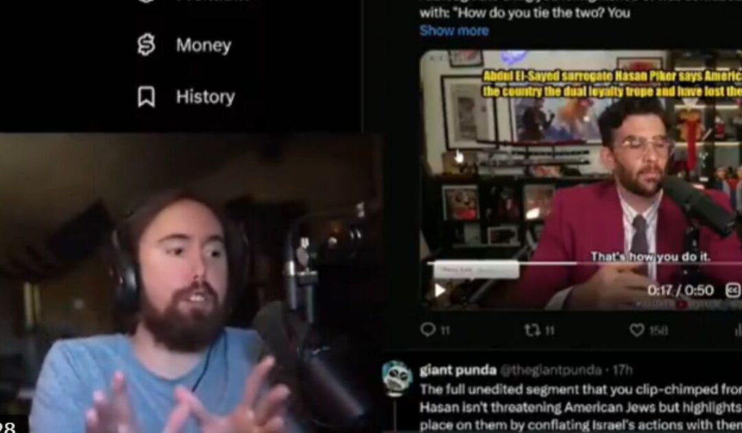 Watch: Dems’ New ‘Anti-Zionism’ Is Really Anti-Semitism, And It Only Takes 30 Seconds for Biggest Game Streamer in the World to Explain It