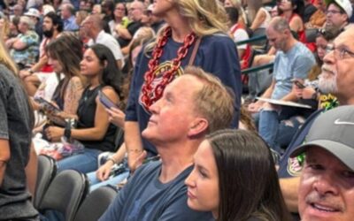 Texas AG Ken Paxton Wears XX-XY Shirt to WNBA Game in Dallas Last Night