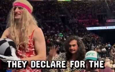 Two Men Show Up to WNBA Game in Toronto Dressed as Women – Declare for Next Year’s Draft