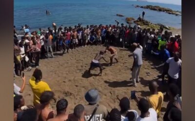 WATCH: Invaders Turn Ceuta Beach into a Slum With Shacks Made With Straw and Cardboard, Hold Massive ‘Fight Clubs’ by the Water (VIDEOS)