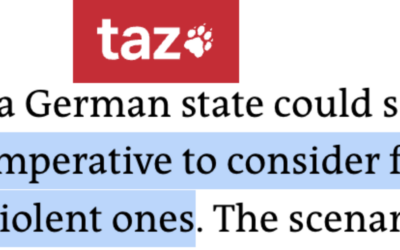 SHOCK: German Leftist Rag TAZ Calls for MURDER to Stop AfD From Winning Free Elections
