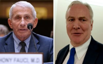 EXCLUSIVE | Van Hollen DEFENDS Fauci’s Refusal to Testify as ‘Witch Hunt’… Then WALKS OFF When Confronted With Dead Victims of Fauci’s Protocols [WATCH]
