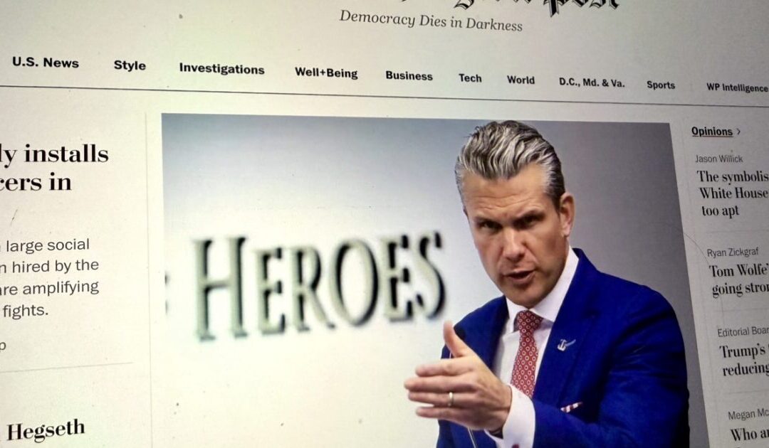 Bezos-Owned Washington Post Publishes CLASSIFIED Pentagon Orders Book During Active Combat With Iran — Pentagon Calls It a Crime and a “Betrayal of the Force”