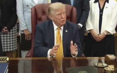 Trump Says Pirro “Choked” by Dropping Reflecting Pool Criminal Case, Blasts Reporter For Asking if Her Role as US Attorney is in Jeopardy (VIDEO)