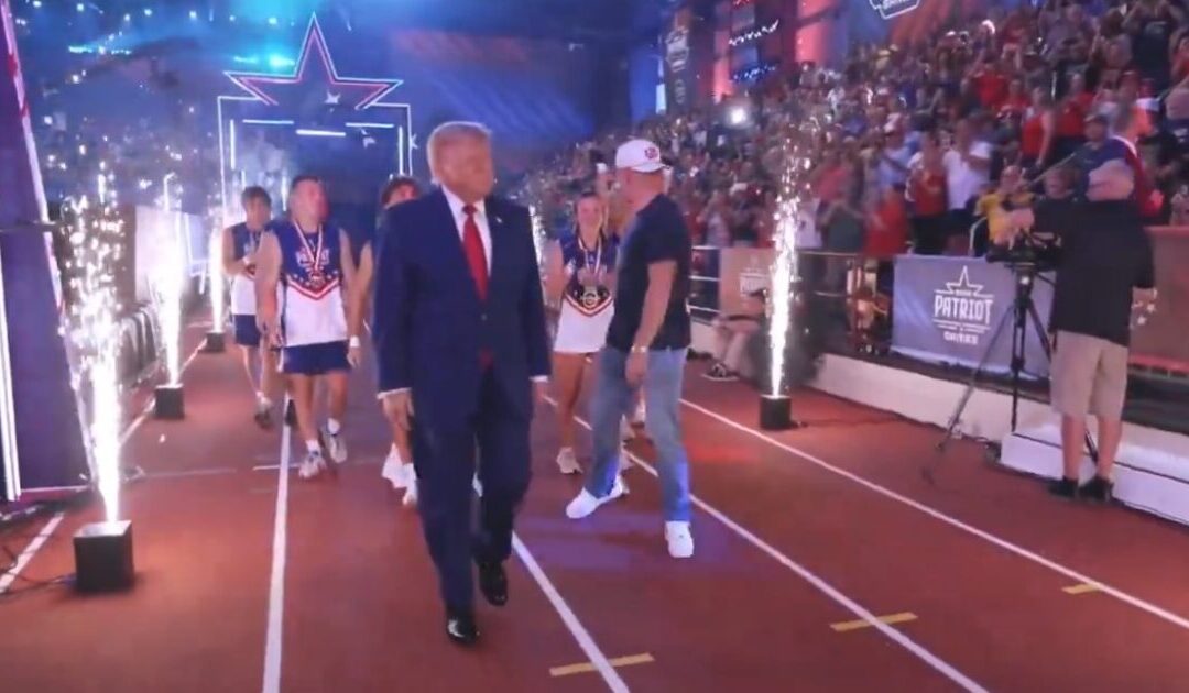 President Trump Receives Rockstar Welcome at 2026 Patriot Games Final (VIDEO)