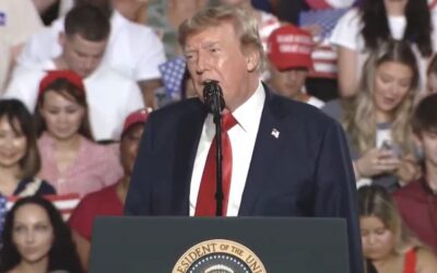 President Trump Shuts Down Protester at Myrtle Beach Rally for Graham: ‘Your mom is voting for us’