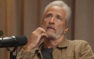 Watch Jon Stewart Squirm When Michelle Obama Asks Him if Comedy is ‘Helping or Hurting’ Right Now (VIDEO)