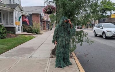 New Jersey Cop Dresses Up Like a Shrub and Busts 74 Drivers Violating Cellphone Laws